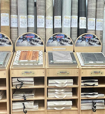 Vinyl Swatches on display Chesterfield